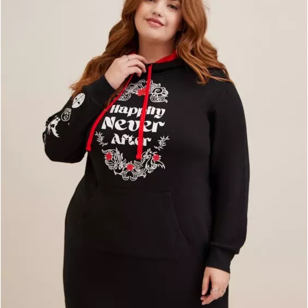 Disney Villains Hoodie in Black and Red